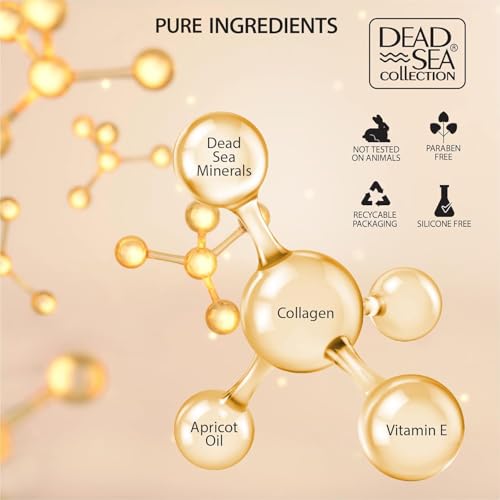 Dead Sea Collection Day Cream for Face with 3X Collagen, Dead Sea Minerals, and Vitamin E ? Anti Aging Nourishing Skin Care Moisturizer to Reduce Wrinkles (1.69 fl. oz)