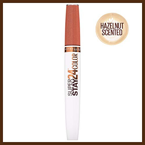 Maybelline SuperStay 24, 2-Step Liquid Lipstick, Coffee Edition, Hushed Hazelnut