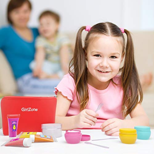 GirlZone DIY Lip Balm Making Kit - 25-Piece Craft Set for Girls