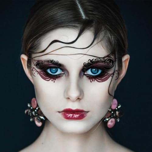 Eye Tattoo Stickers - 10 Pairs Face Eyeliner Party Makeup