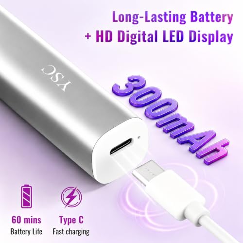 YSC Handheld UV Nail Lamp - Cordless Flash Cure LED Light