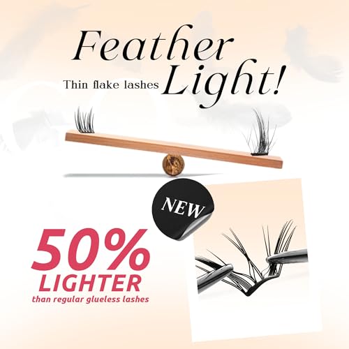Self-Adhesive Lash Clusters 10-14mm Wispy Pre-Glued