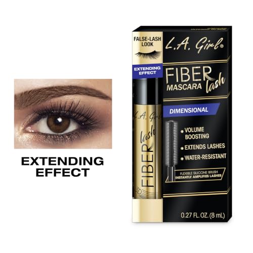 L.A. Girl Fiber Lash Mascara - Intense Black Waterproof