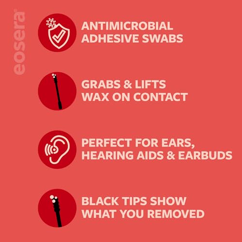 Stickeeze Adhesive Cleaning Swabs for Earbuds & Hearing Aids