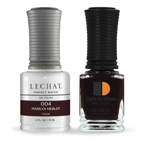 LeChat Perfect Match Gel Polish, Marilyn Merlot, 0.5 Fl Oz (PMS04)