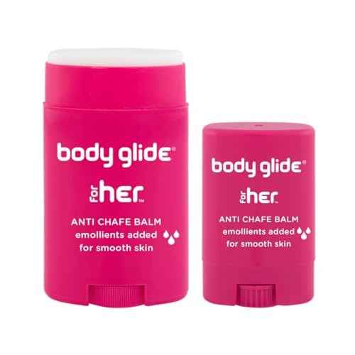 BodyGlide For Her Anti Chafe Balm, 1.5oz & 0.35oz Bundle (USA Sale Only)