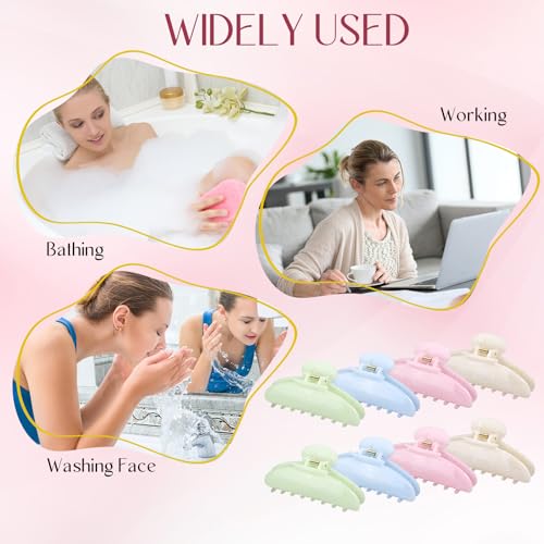 Knitgrip 20 Pcs Large Acrylic Hair Claw Clips, 4.1 Inches