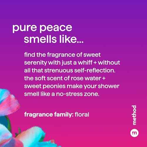 Method Volumizing Conditioner, Pure Peace with Rose, Peony, and Pink Sea Salt Scent Notes, Paraben and Sulfate Free, 13.5 oz (Pack of 3)