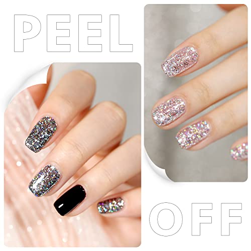 GAOY Peel Off Gel Base Coat - 16ml Clear Peelable Foundation for UV LED Lamp