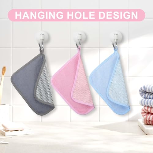 20 Pcs Exfoliating Washcloths, Double Sided Wash Cloths for Showering, Exfoliating body scrubber, Exfoliating Shower Towel for Women and Men