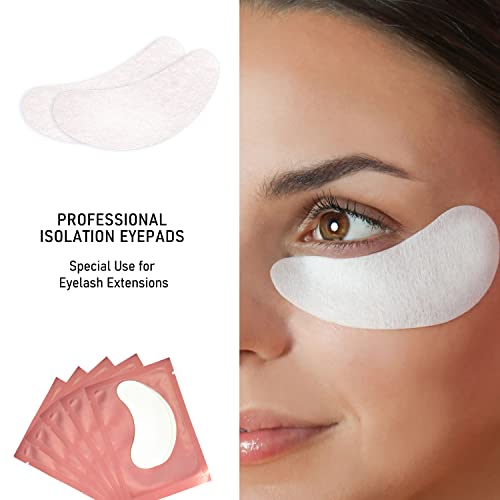 50 Pairs Pink Hydrogel Under Eye Patches for Lash Extensions