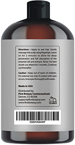 Hair Regrowth Shampoo with DHT Blockers & Biotin, 16 fl oz