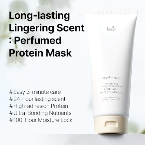 LA'DOR Angel Muguet Perfumed Hair Treatment & Conditioner 12.85 Fl Oz - Nourishing Hair Mask