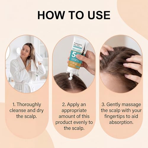 5% Hair Growth Scalp Massage Cream for Men & Women – Strengthens Roots, Promotes Regrowth