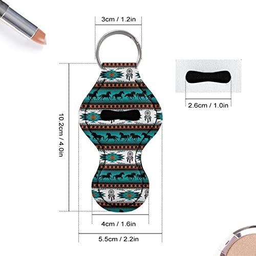 Buybai Women Keychains Chapstick Holder Bulk Travel Portable Accessories Lip Balm Sleeve Pouch