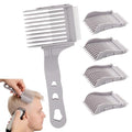 4-in-1 Fade Comb Set for Hair Clippers, Barber Cutting Guide