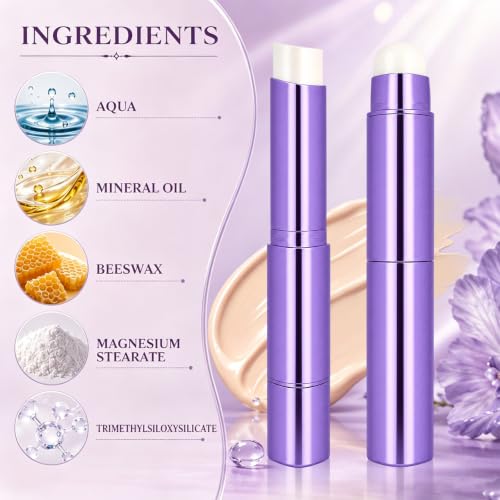 2-in-1 Foundation Stick with Brush, Color-Changing