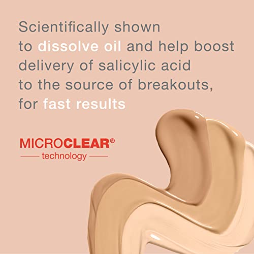 Neutrogena SkinClearing Oil-Free Foundation with Salicylic Acid, Nude 40