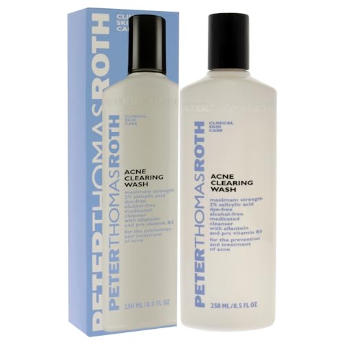 Peter Thomas Roth | Acne Clearing Wash | Maximum-Strength Salicylic Acid Face Wash, Clears Up and Helps Prevent Breakouts, 8.5 Fl Oz