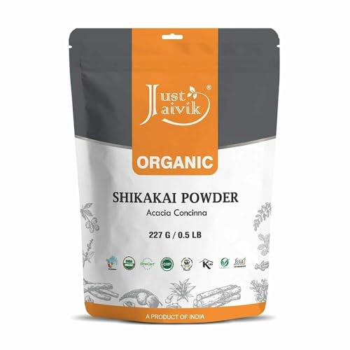 Organic Shikakai Powder for Hair Growth & Cleansing, 227g