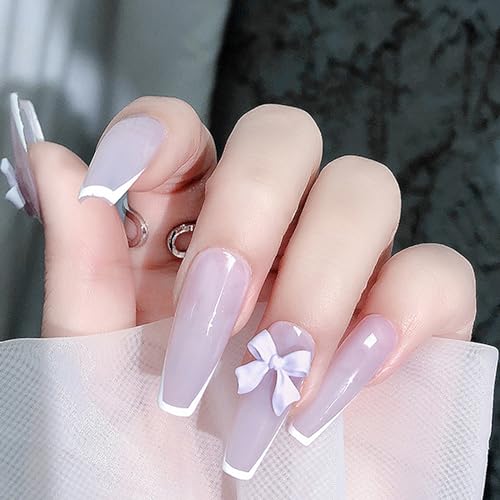 Color Bows Nail Charms Pink White Purple Beige Black Bowknot 3D Cute Nail Charms White Flatback Nail Pearls for Manicure DIY Crafts Jewel Accessories