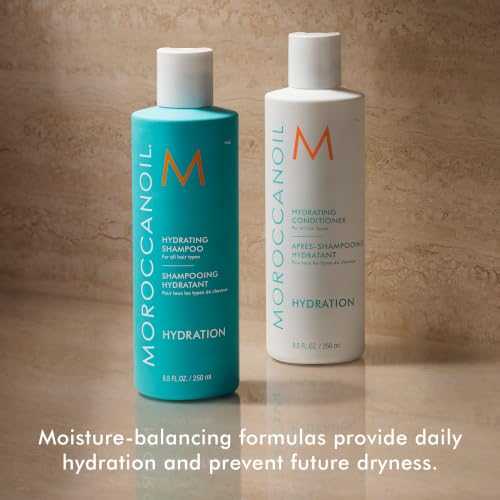 Moroccanoil Hydrate & Shine Hair Care Set - Shampoo, Conditioner & Treatment