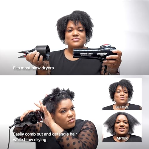 Detangling Blow Dryer Comb Attachment for Frizz-Free Hair - Universal Fit