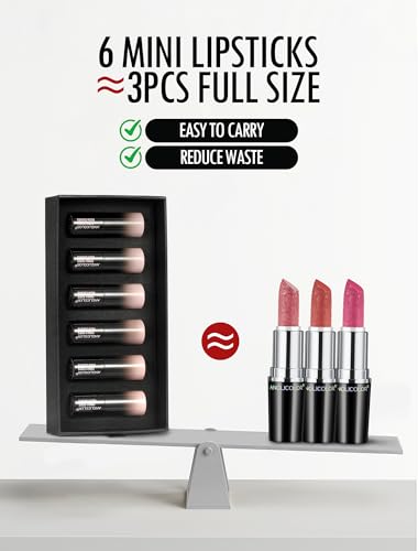 Anglicolor 6-Piece Metallic Glitter Lipstick Set