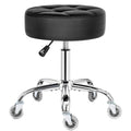 Heavy Duty Adjustable Rolling Stool with 450lb Capacity, Cushioned Seat