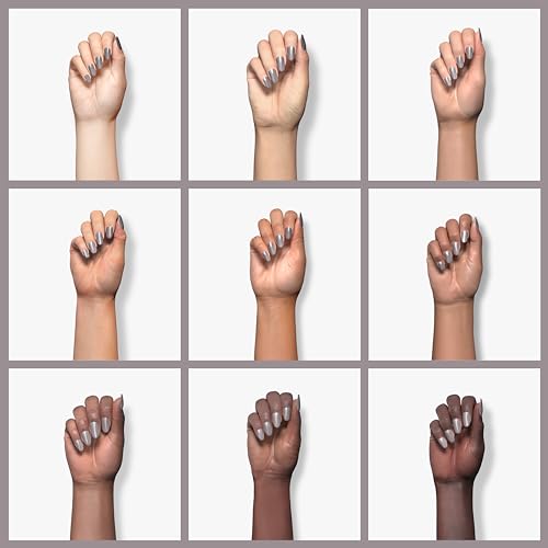 Beetles Profound Gray Gel Nail Polish 15ML - Creme Grey Variation for Long-Lasting Manicure