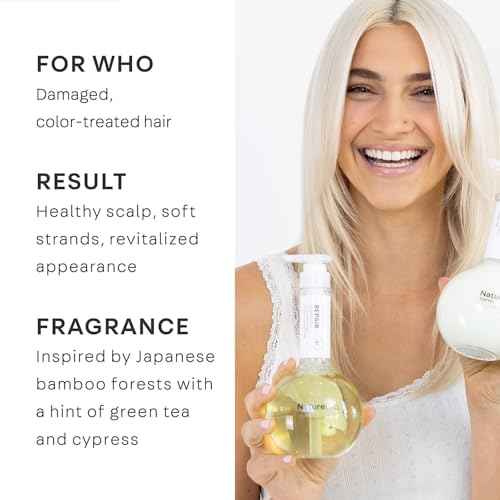 NatureLab.TOKYO Perfect Repair Shampoo - Japanese Shampoo for Damaged, Color-Treated Hair - Penetrates Roots and Revitalizes & Restores Strands Back to Life - Japanese Hair Care - Refill Pouch, 22.9oz