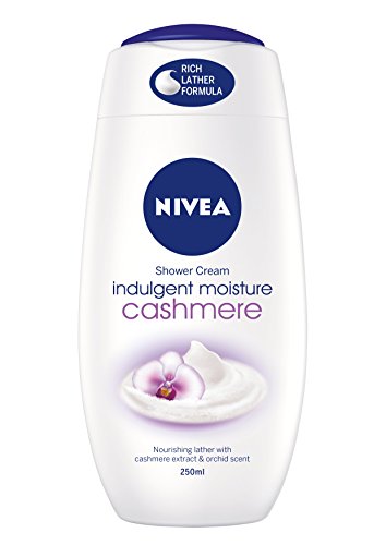 NIVEA Cashmere & Cotton Oil Shower Gel (250ml), Body Wash with Vitamin C, E, and Precious Oils, Protects Skin from Drying Out and Leaves it Touchably Smooth