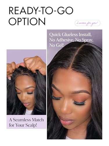 LUVME HAIR Glueless 5x5 Lace Front Wig - 100% Human Hair Body Wave