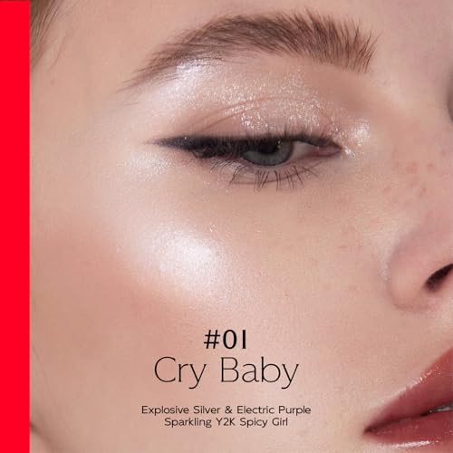 GIRLCULT Liquid Glitter Eyeshadow Duochrome Topper #01 Cry Baby