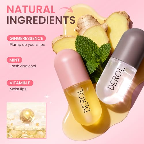 Vafee Lip Plumper Serum Set – Fuller Lips, 5.5mL