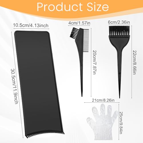 Balayage Highlighting Board with Brush & Comb - Hair Dye Tools