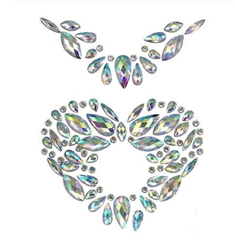 Topz Self-Adhesive Rhinestone Body Stickers Temporary Tattoo