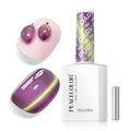 PEACECOLOR Purple Cat Eye Gel Polish with Magnet - 16ml