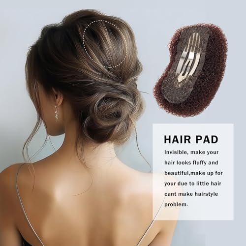 3Pcs Volumizing Hair Sponge Inserts with Clips – Hair Styling Tools