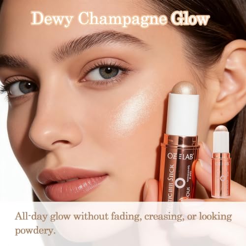 OZ LAB Rise and Shine Highlighter Stick Champagne Gold 8g