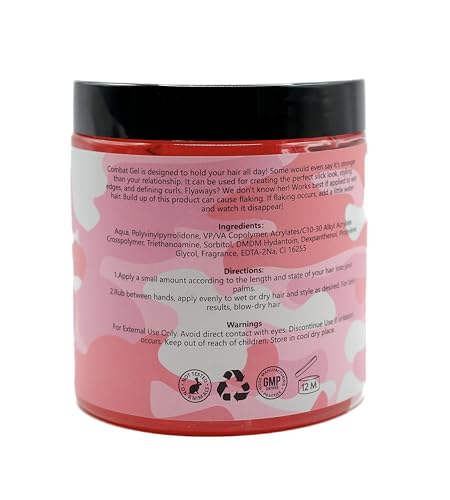 Combat Gel Extreme Hold Hair Gel 500ml