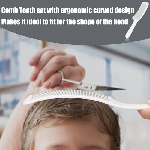 Men's Fade Haircut Guide Kit with Adjustable Silicone Band & Combs
