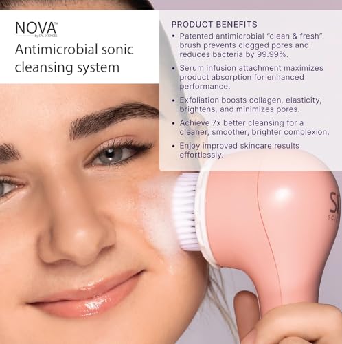 Spa Sciences NOVA Sonic Face Brush - Cleanse & Exfoliate