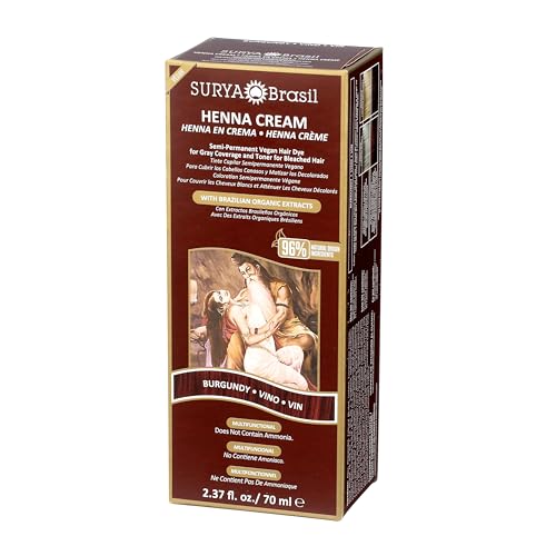 Surya Brasil Henna Cream Burgundy - Natural Hair Color