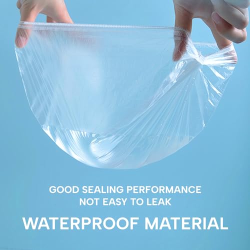 Disposable Shower Caps for Women - Clear Waterproof 32 Count - Thick Plastic, Travel & Hotel Use