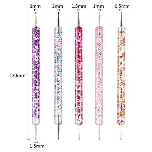 Artdone 31pc Nail Art Brush Set with Dotting & Liner Tools