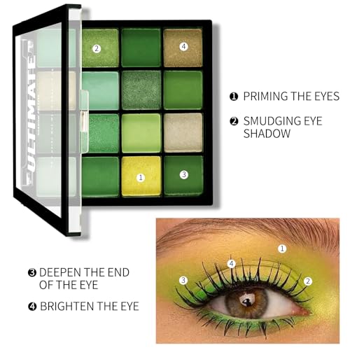 Boobeen 16-Color Eyeshadow Palette – Matte & Shimmer