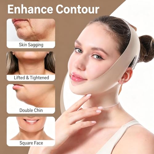 V-Line Face Lift Chin Strap for Double Chin & Jawline