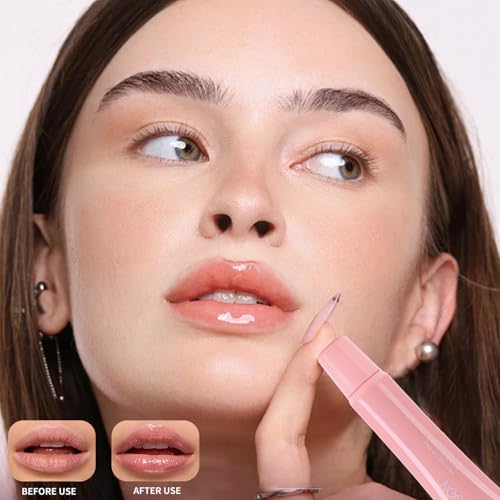 5 Colors Hydrating Lip Gloss, Shiny Jelly Lip Plumping Lip Balms, Long Lasting Nourishing Non-sticky Fresh Clear Smooth Lip Care