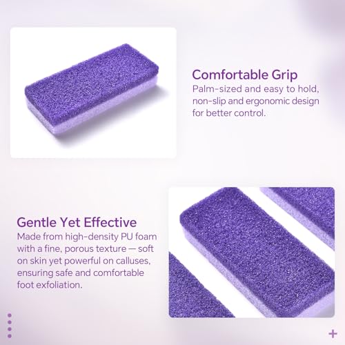 6PCS Double-Sided Pumice Foot Scrubber Set for Smooth Skin